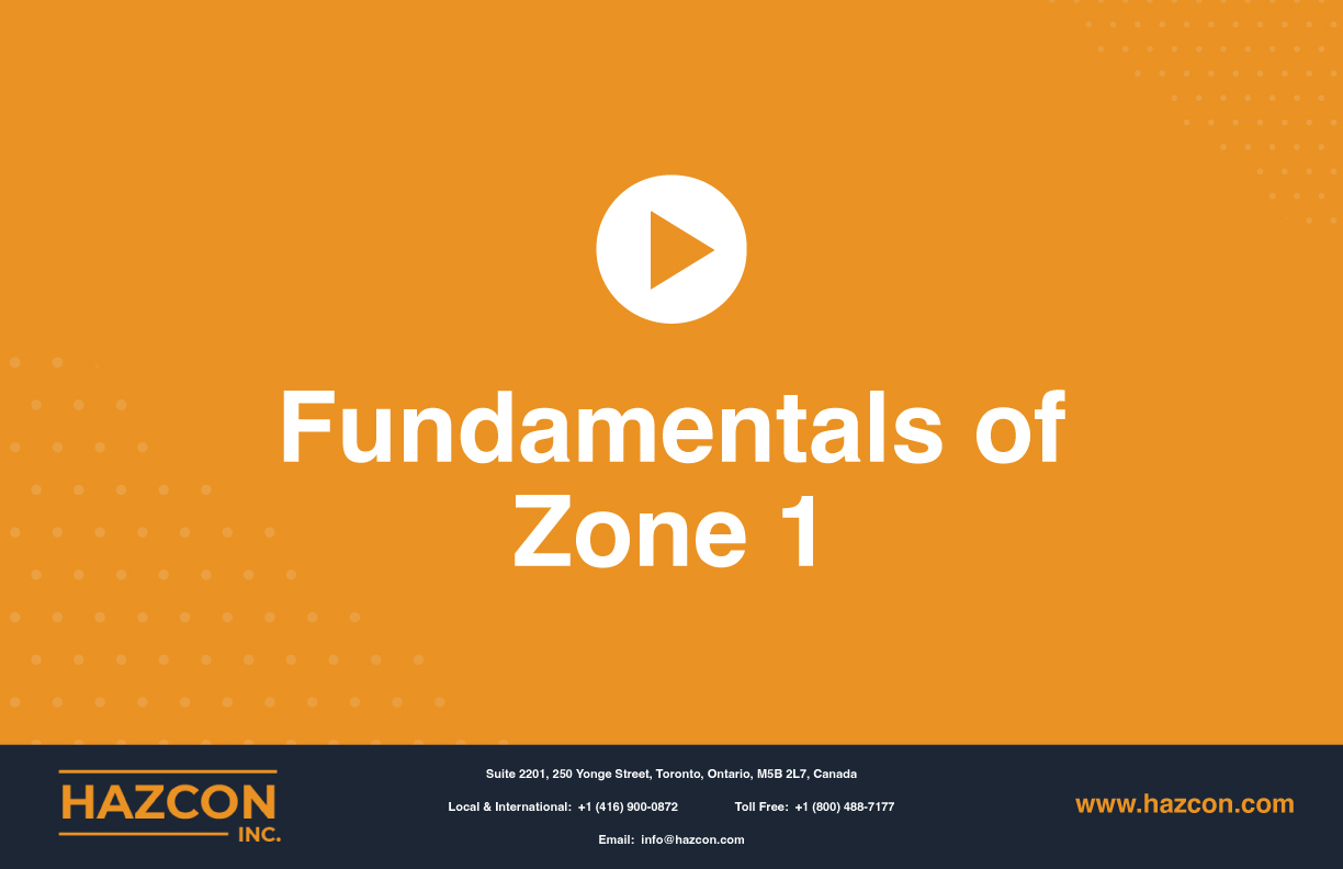 Fundamentals Of Zone 1 Hazcon Inc 